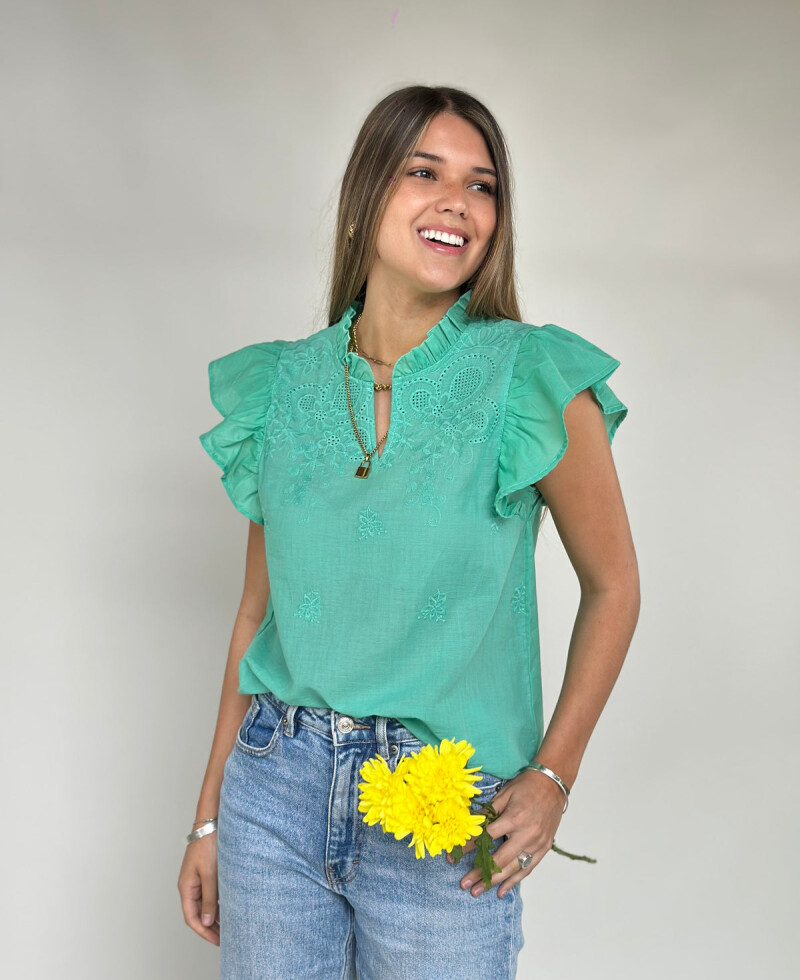 Blusa Mila verde
