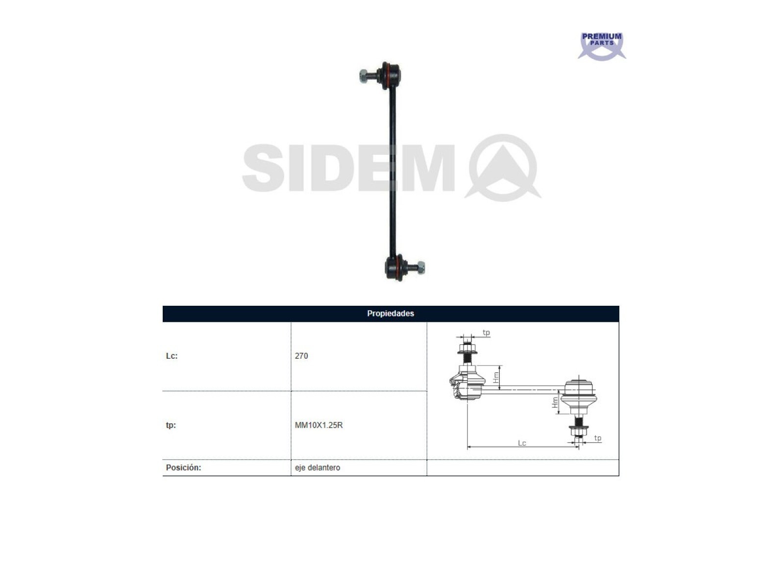Bieleta Suzuki Swift Dzire/Celerio/Swift/Vitara Zotye Z100 10-25 Der/Izq 