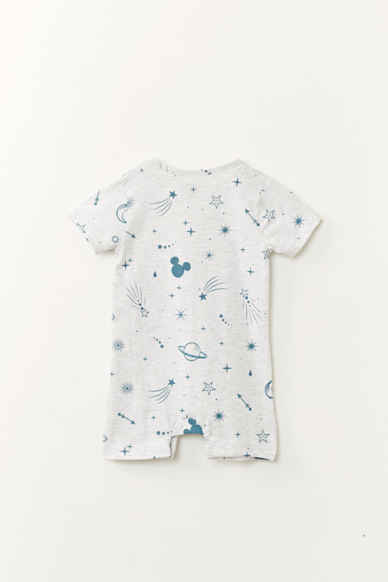 Enterito pijama Mickey Gris