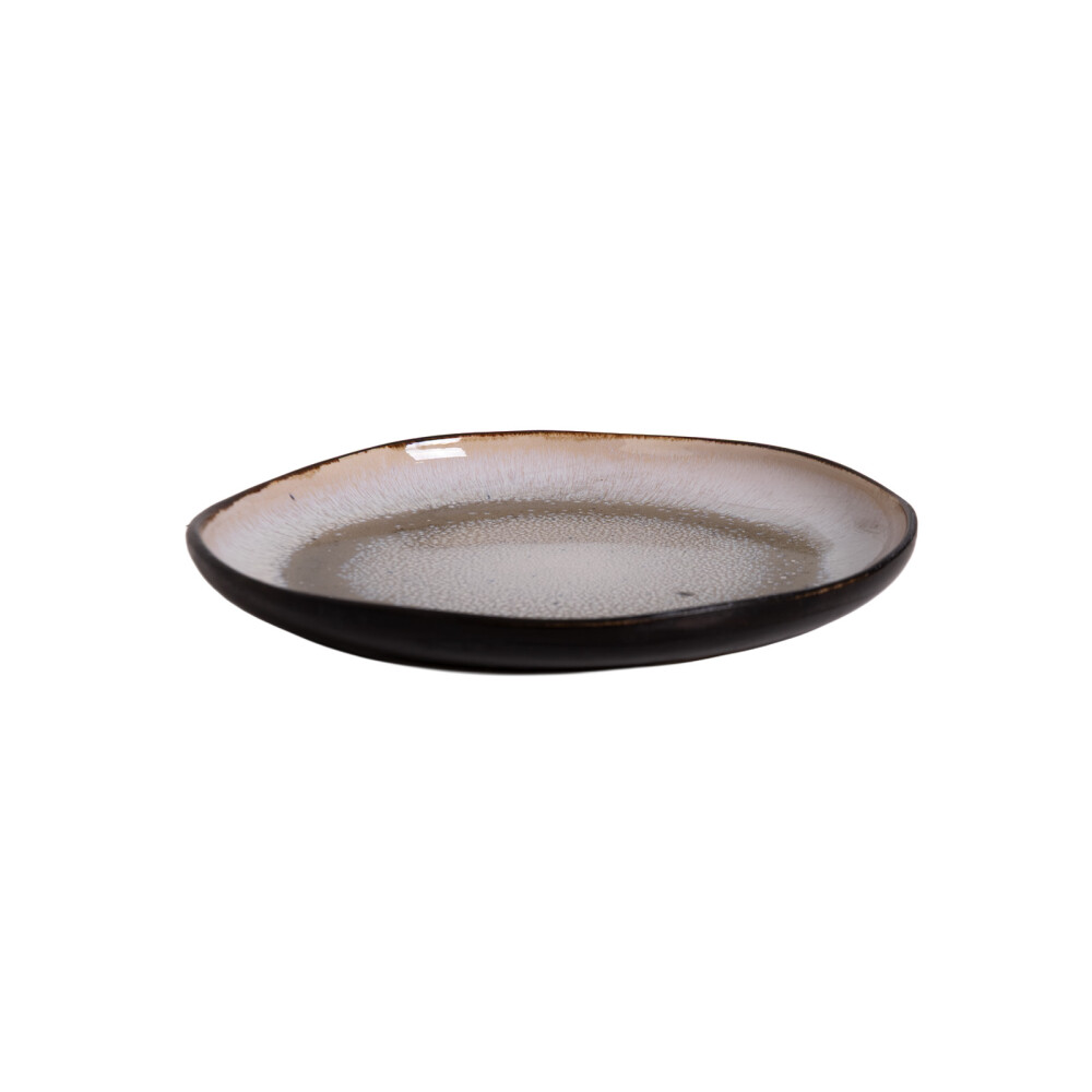 PLATO ARCHIE 22CM, NEG NEGRO CERÁMICA TJL-25ST92094