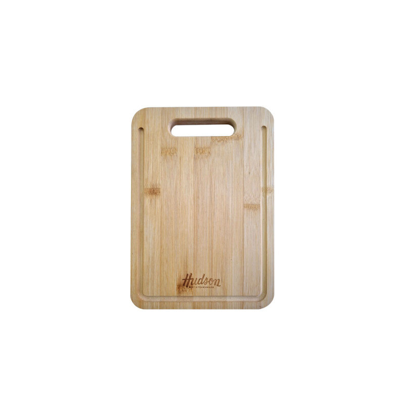 Tabla De Madera Bambú Cocina Hudson 19 X 27 X 1.5 Cm