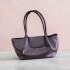Cartera cuerina bordo