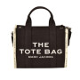 Marc Jacobs- Bolso tejido en jacquard , The Medium Tote Bag Negro