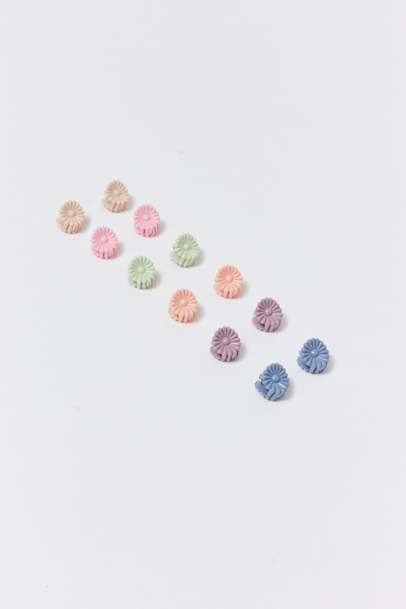 Set pinzas - Flores 