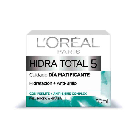 Crema L'Oréal Paris Hydra-Total 5 Matificante AntiShine 50ml Crema L'Oréal Paris Hydra-Total 5 Matificante AntiShine 50ml