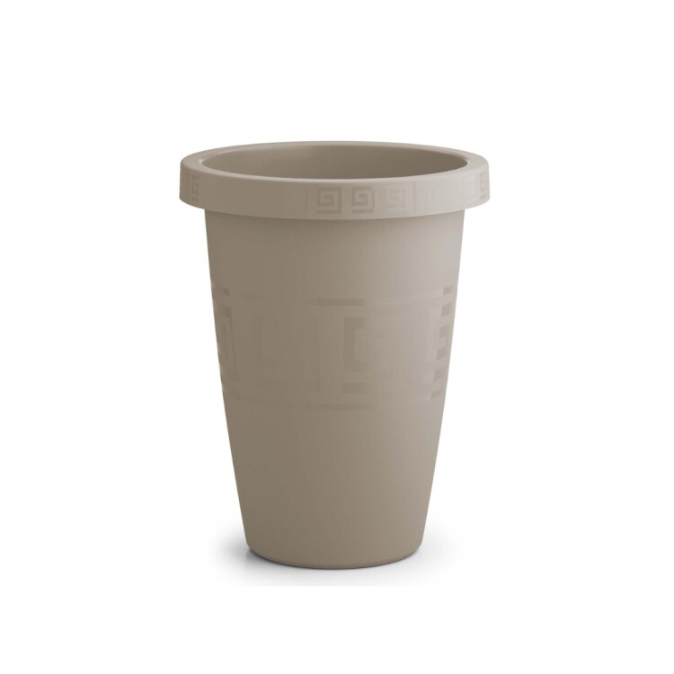 MACETA CILINDRICA 32 LITROS BEIGE