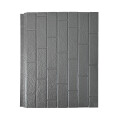 REVESTIMIENTO METAL SIDING MODELO GRIS LADRILLO ANTIGUO Revestimiento Metal Siding Modelo Gris Ladrillo Antiguo