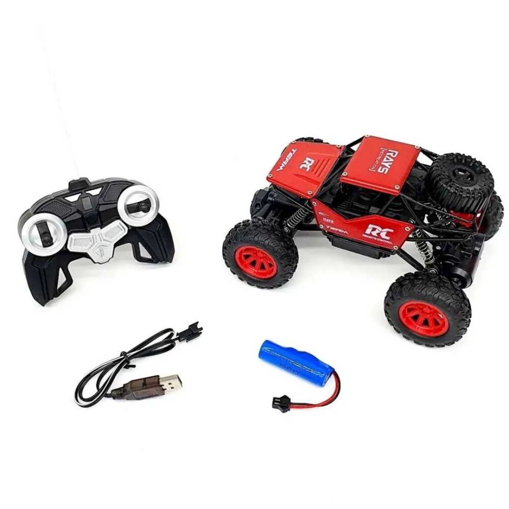 Auto Todoterreno Rock Crawler 4x4 ROJO