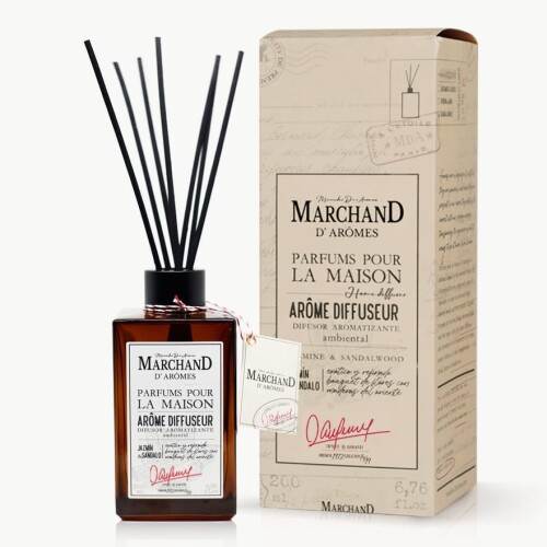 Difusor de varillas, Jazmín y Sándalo Difusor de varillas, Jazmín y Sándalo