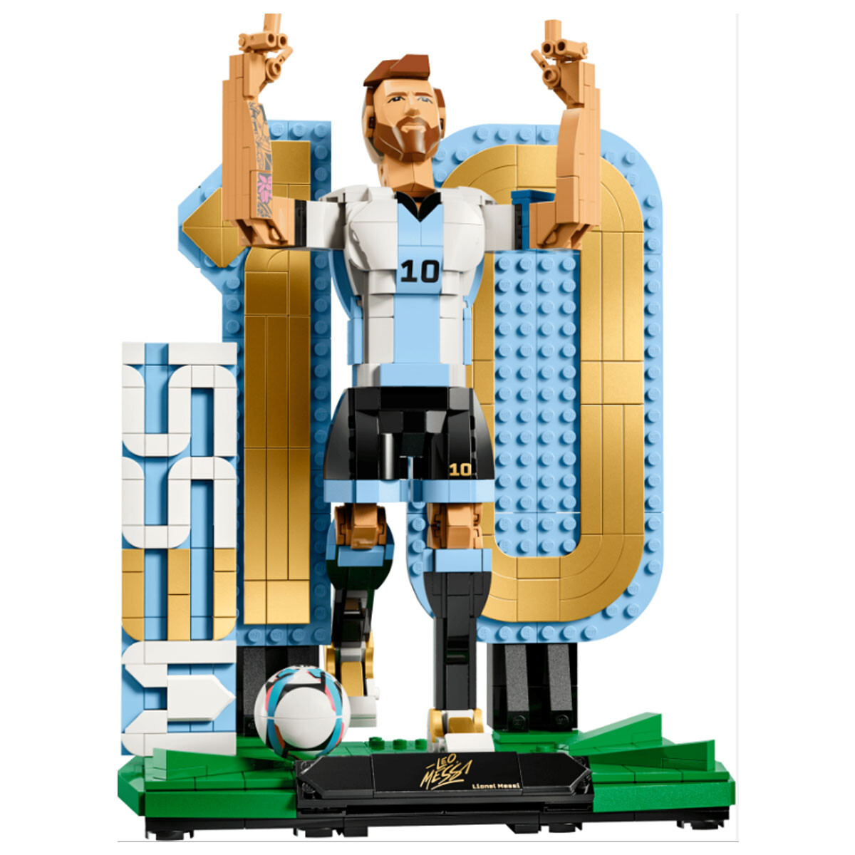 Lionel Messi Leyenda del Fútbol Lego 