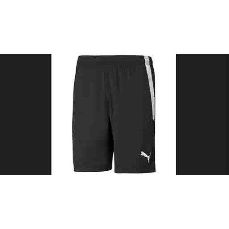 Short de Hombre Puma Liga Negro - Blanco