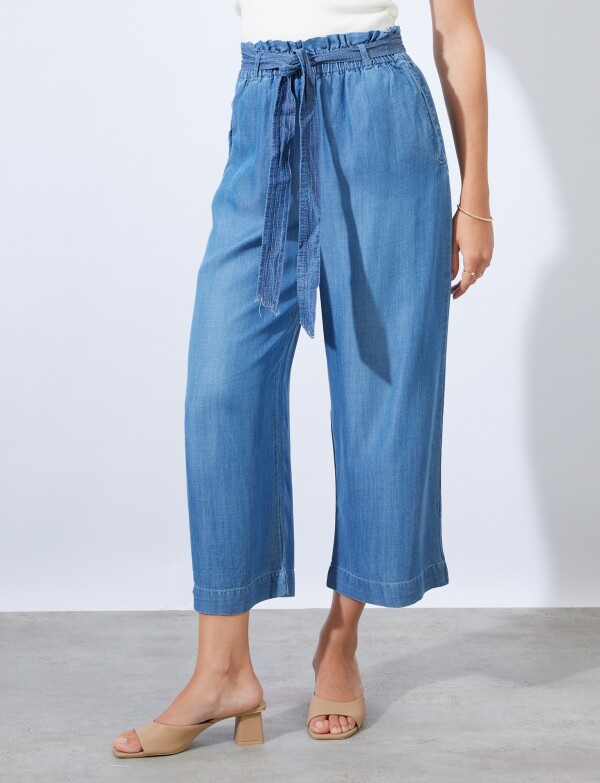 Pantalon Tencel JEAN OSCURO