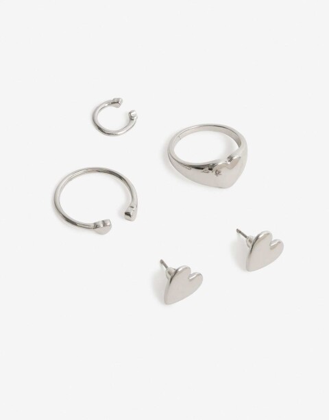 Bijouterie Set Metal Bijou Set Metal - Plateado Rodio