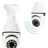 Cámara Seguridad Vigilancia 360 WiFi Graba Audio Espía Color Blanco
