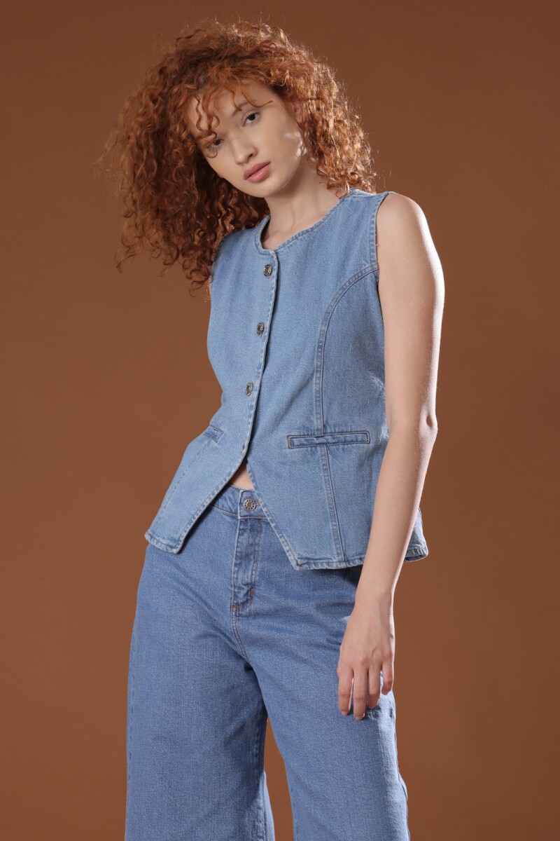 Chaleco de Jeans. Chaleco de Jeans.