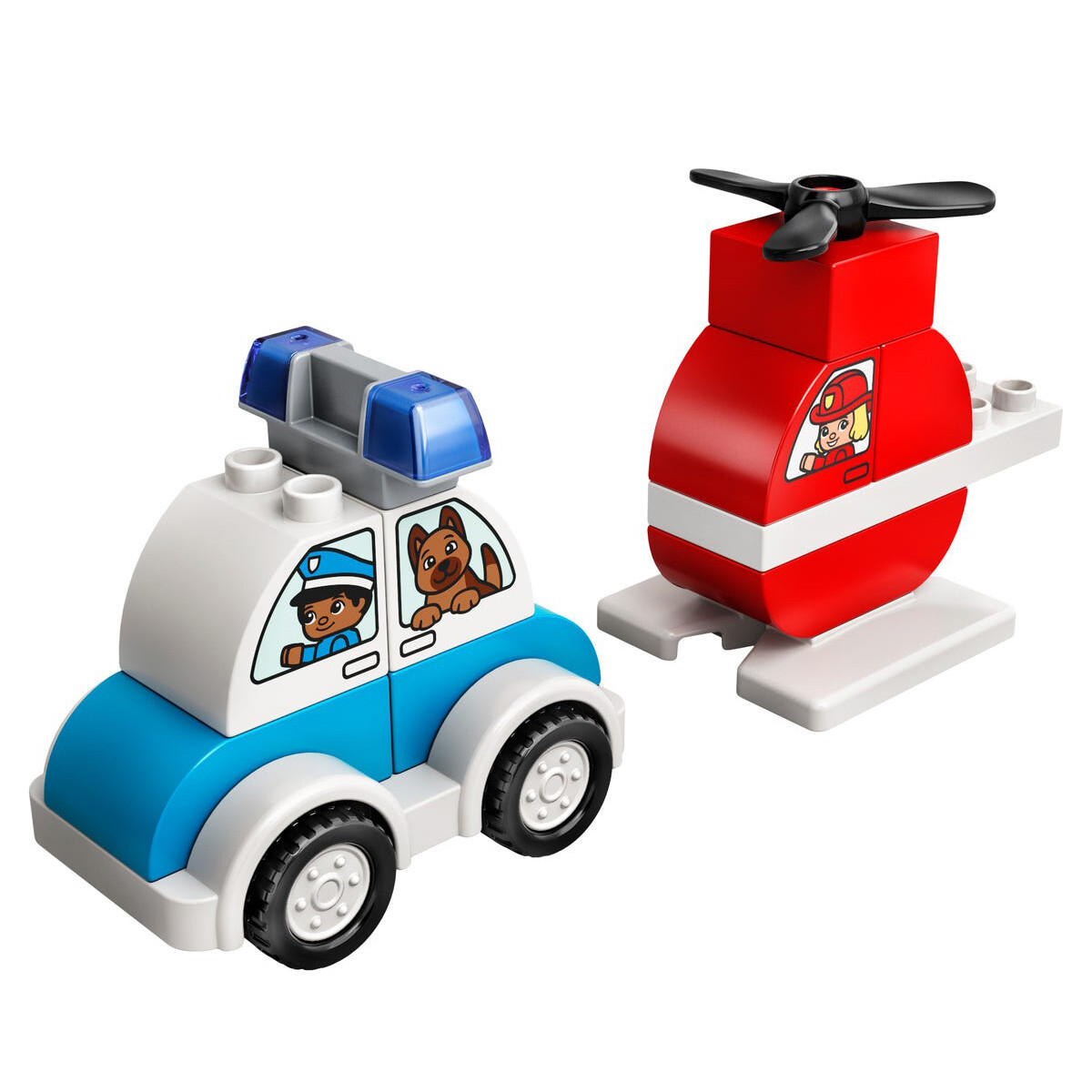 Lego Duplo Mi Primer Helicóptero Y Auto X14 Piezas 