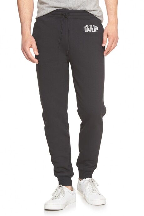 Pantalon Deportivo Con Felpa Logo Gap Hombre Moonless Night