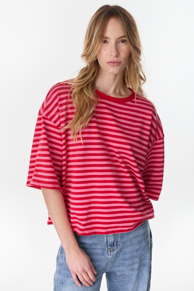 Tshirt Rowan Rojo/Rosa