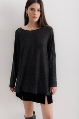 Sweater Tossa Negro Lurex