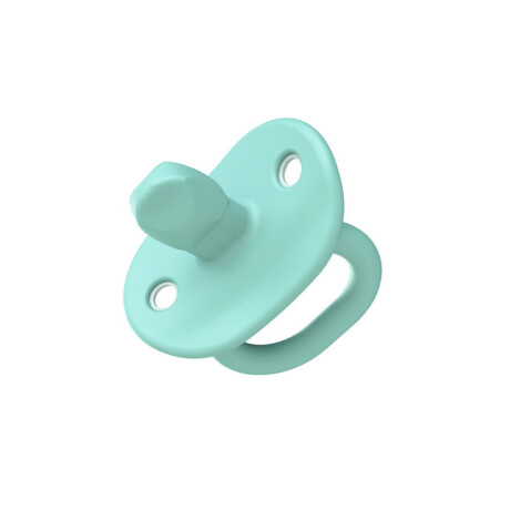 Setx2 Chupetes mordillo silicona punta diamante verde/aqua