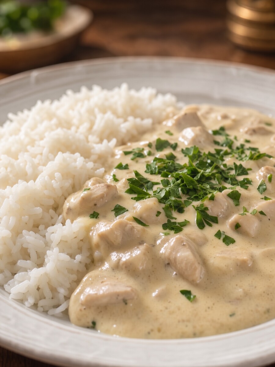 Strogonoff de Pollo 
