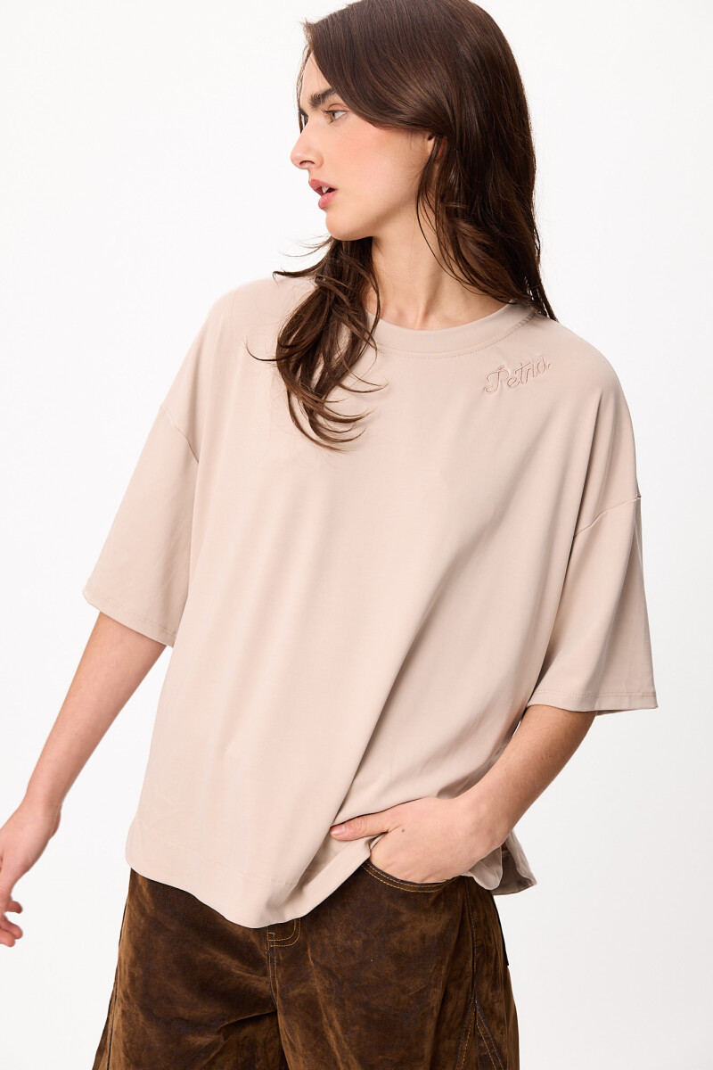 Tshirt Riot Beige