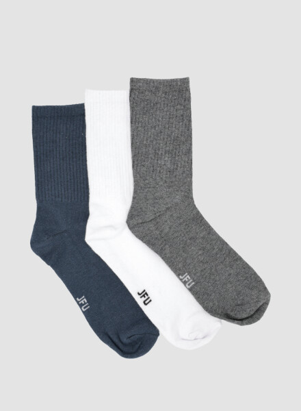 Pack x3 medias media caña lisas Variante 31