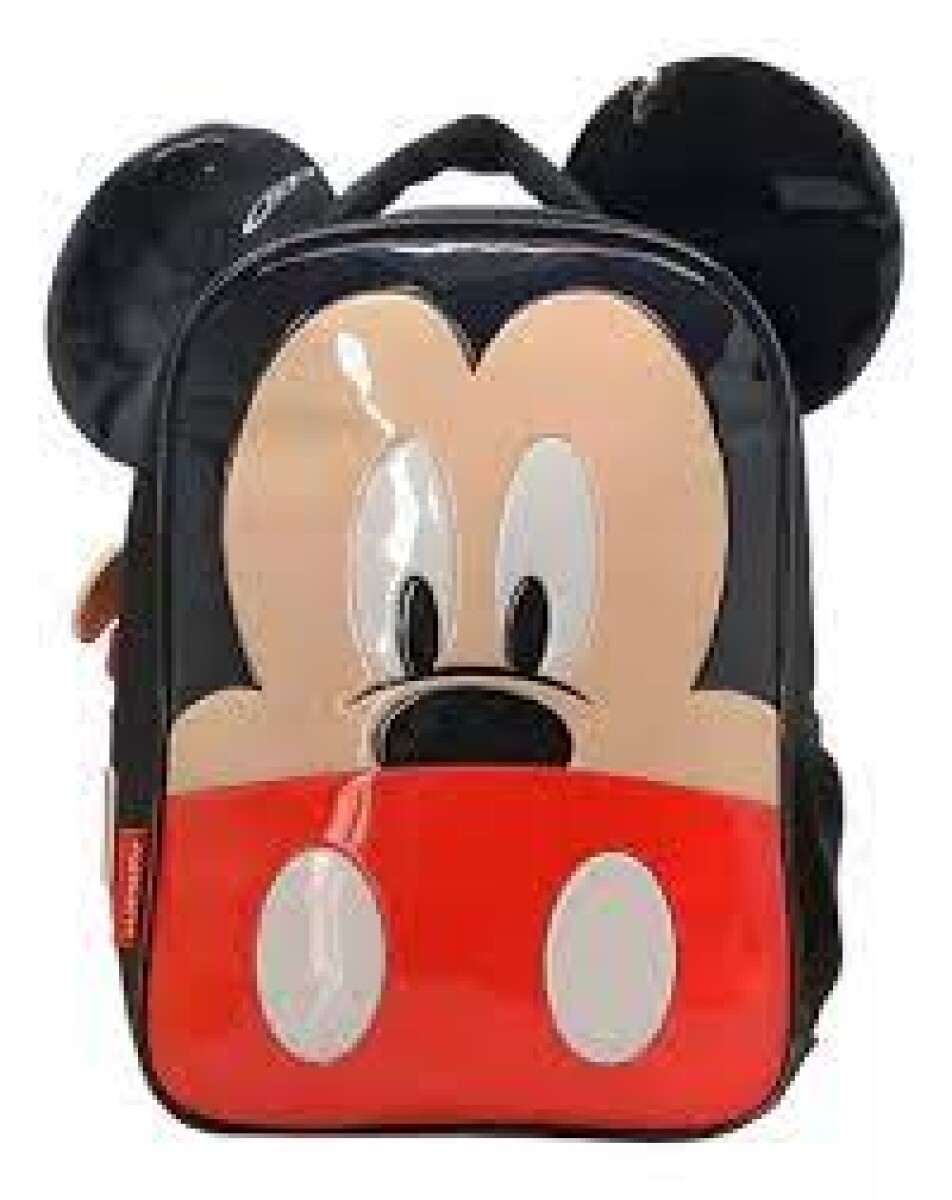Mochila Mickey Mouse Escolar Con Orejas Y Manos Disney 