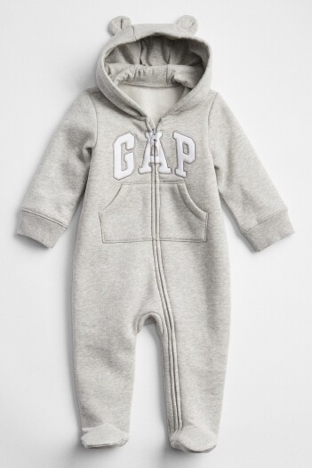 Enterito Logo Gap Con Felpa Light Heather Grey B08