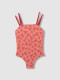 Bañador Con Estampado De Langostas Rosa