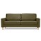 Sofá Sillón Lineal Tokio 3 Cuerpos VERDE