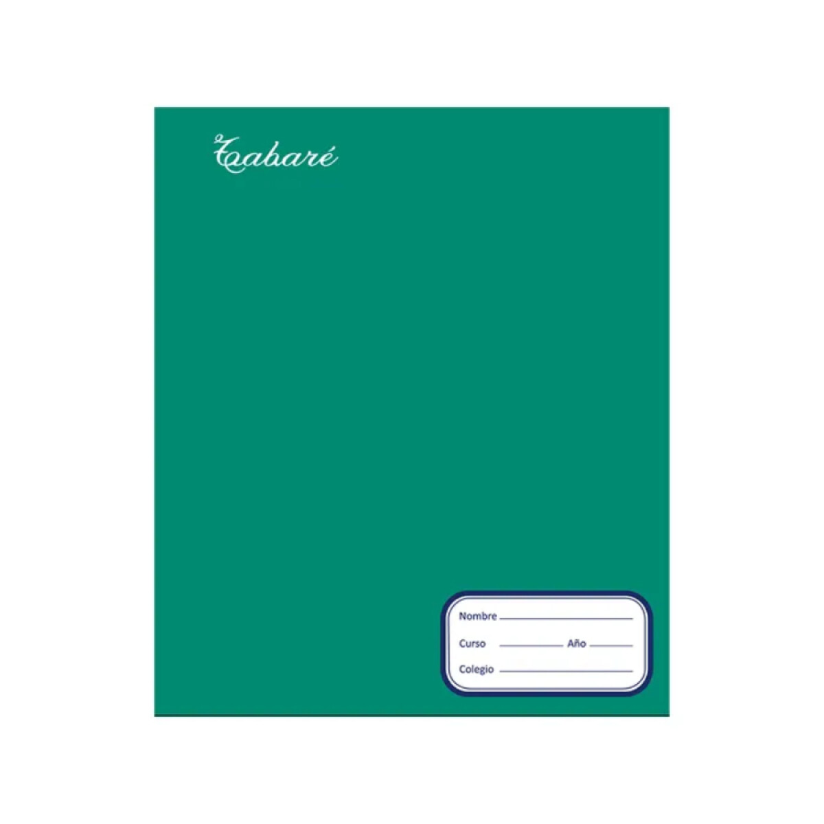CUADERNO TABARE 48 HOJAS -CELESTE X UNIDAD - CELESTE 