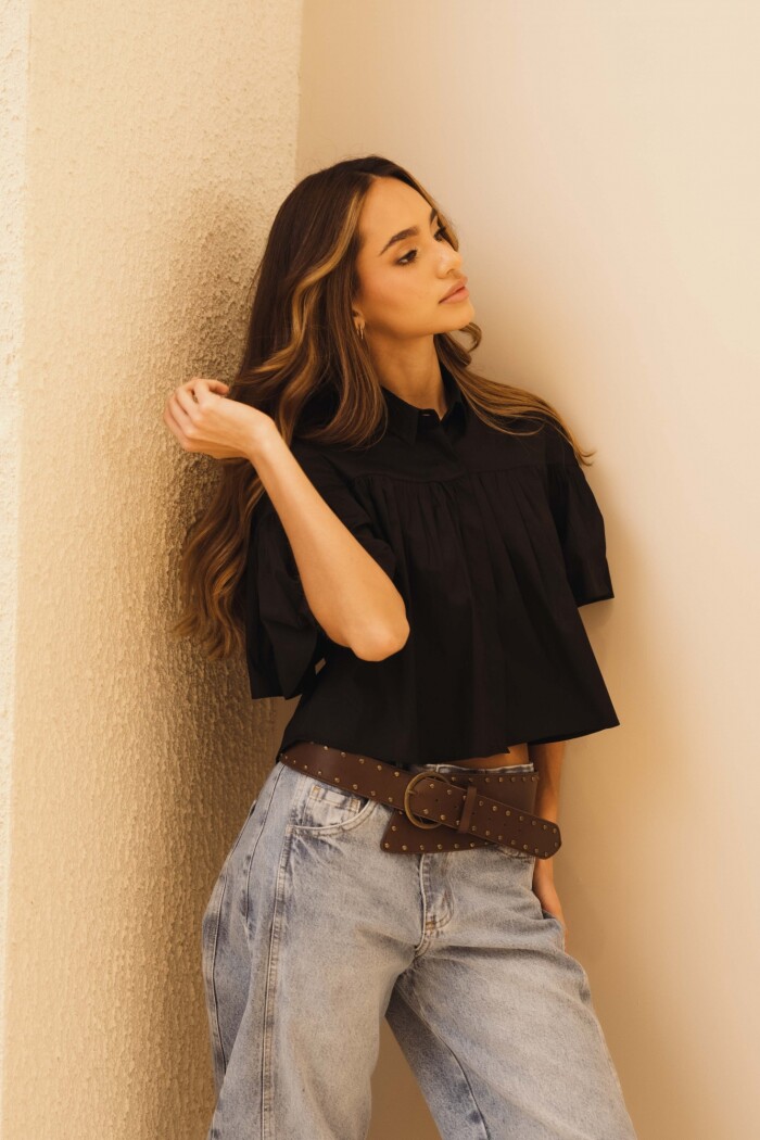 CAMISA AUDREY NOIR CAMISA AUDREY NOIR