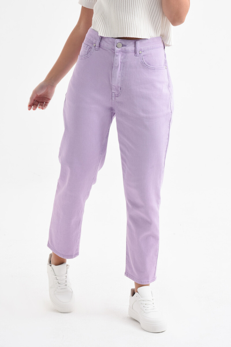 Pantalón Mom Fit Lila