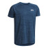 UA Tech Textured SS-ORG BLU-498