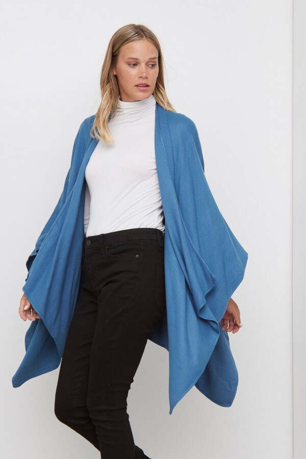 Ruana Soft AZUL
