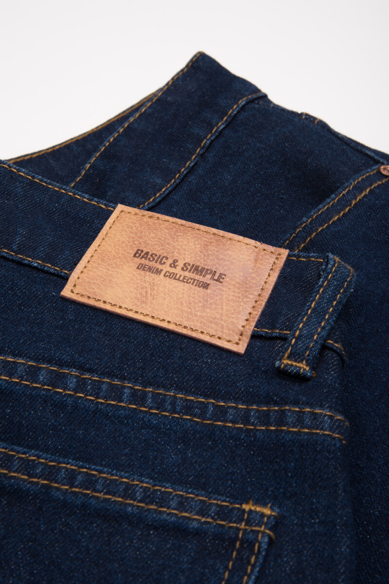 Jean mom fit Azul Medio