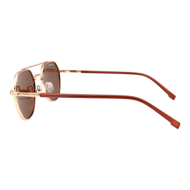 Lentes de Sol Chilli Beans Oxford Dorado - Marrón