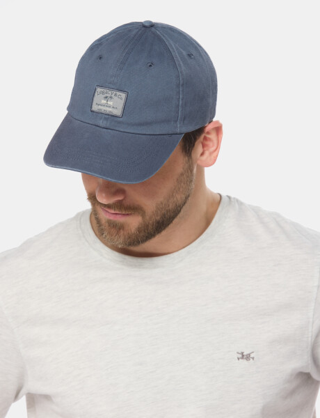 GORRO VISERA DE LONA CON PARCHE Piedra