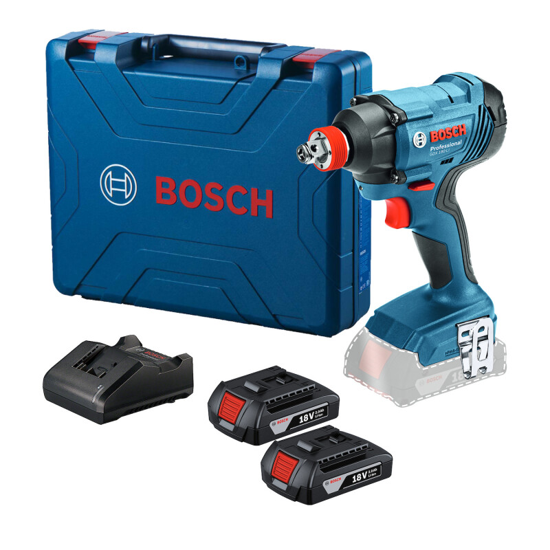 Llave de impacto Bosch GDX 180-LI 18V 2 baterías y maletín Bosch Unica