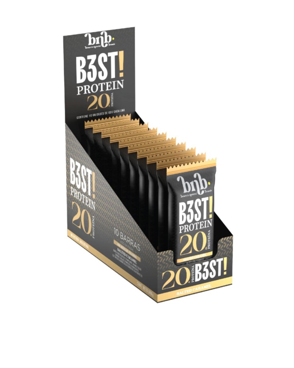 Barra B3st Protein Caja X10 NB - Salty Caramel 