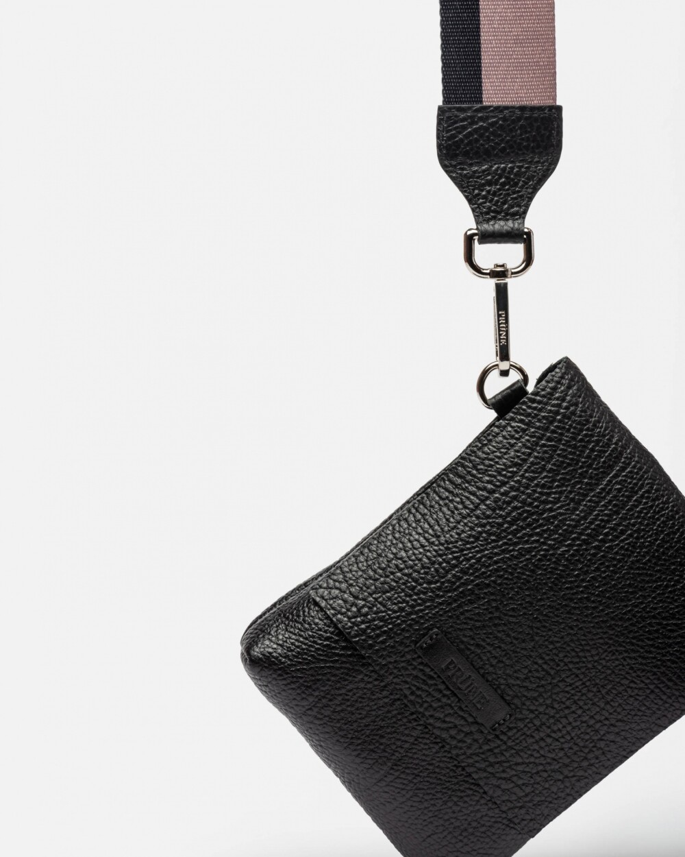 Mini Bag Olivia En Cuero Graneado Negro