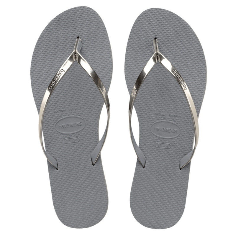 Sandalias de Mujer Havaianas You Metalic Gris Acero