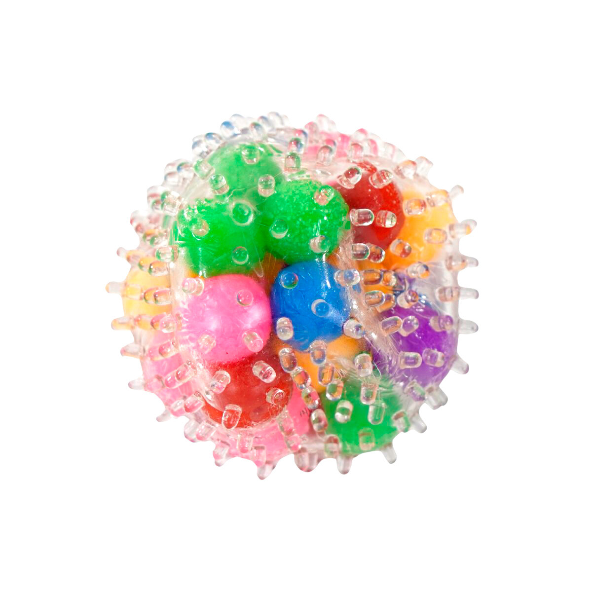 Pelota amansa loco silicona multicolor 