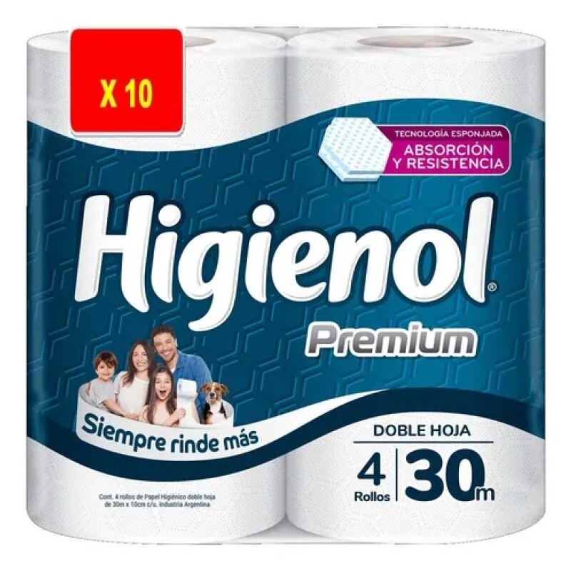 HIGIENOL PREMIUM D/H X4 30M Higienol Premium D/h X4 30m