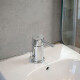 GRIFERIA BIDET MONOCOMANDO CROMO BRILLO LINEA LILO BAÑO CROMO