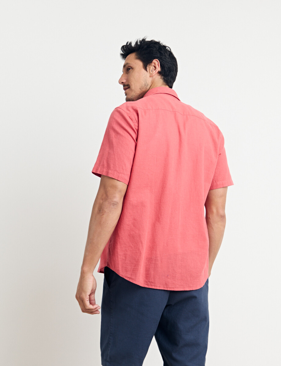 012265 CAMISA HARRINGTON LABEL Coral