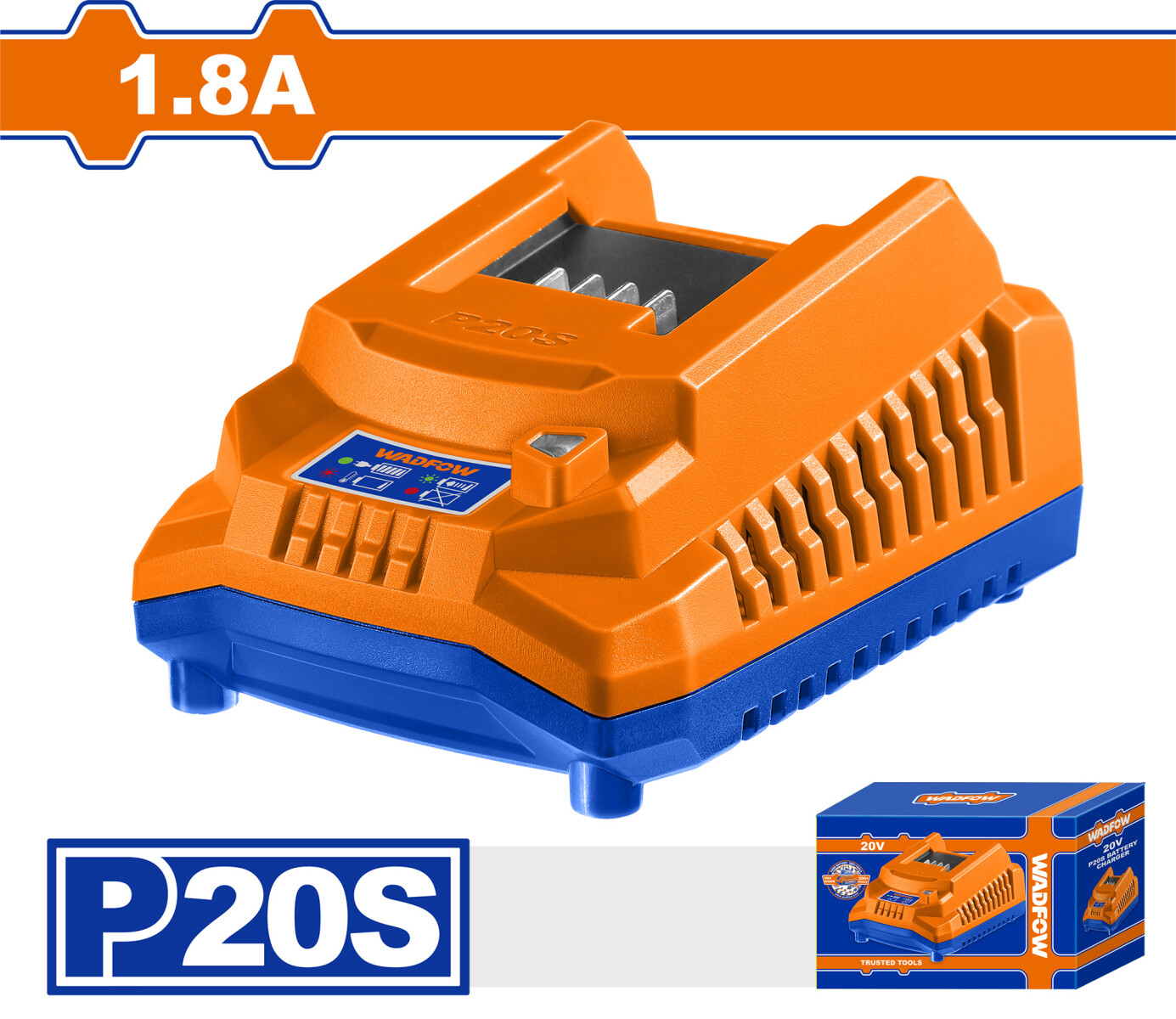 CARGADOR 20V P20S 1.8A WADFOW WFCP518 