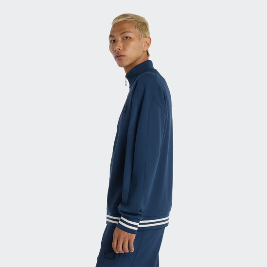 Campera New Balance Post Season Pique Track Azul