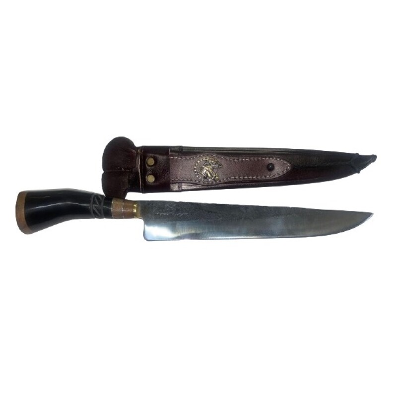 Cuchillo Para Carnes Hoja En Acero De 25cm C/caja Obsequio Marrón Oscuro Cuchillo Para Carnes Hoja En Acero De 25cm C/caja Obsequio Marrón Oscuro